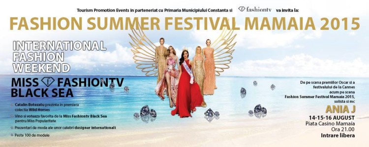 Spectacolul continuă – International Fashion Week pe scena Fashion Summer Festival Mamaia 2015